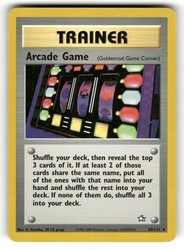 Arcade Game (Goldenrod Game Corner) 83/111 Neo Genesis Rare Trainer