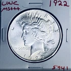 1922-P Peace Dollar — photo from another recent sale