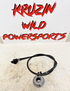2002 02-08 Triumph Bonneville America Speed Speedo Gear Cable Hub Sensor
