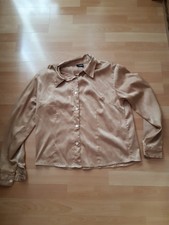 Goldfarbende Damen Bluse Gr 50 Marke Giroma