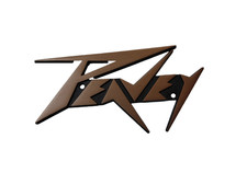Official Peavey Large Metal Logo - Brown Copper Emblem Badge - 6" x 3.3"