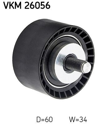 SKF VKM 26056 Umlenk-/FüHrungsrolle, Zahnriemen FüR Volvo-image
