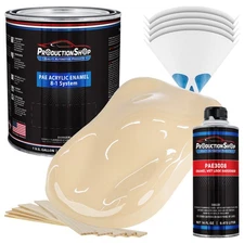 ProductionShop High Gloss Desert Sand Acrylic Enamel Gallon Kit, Auto Paint