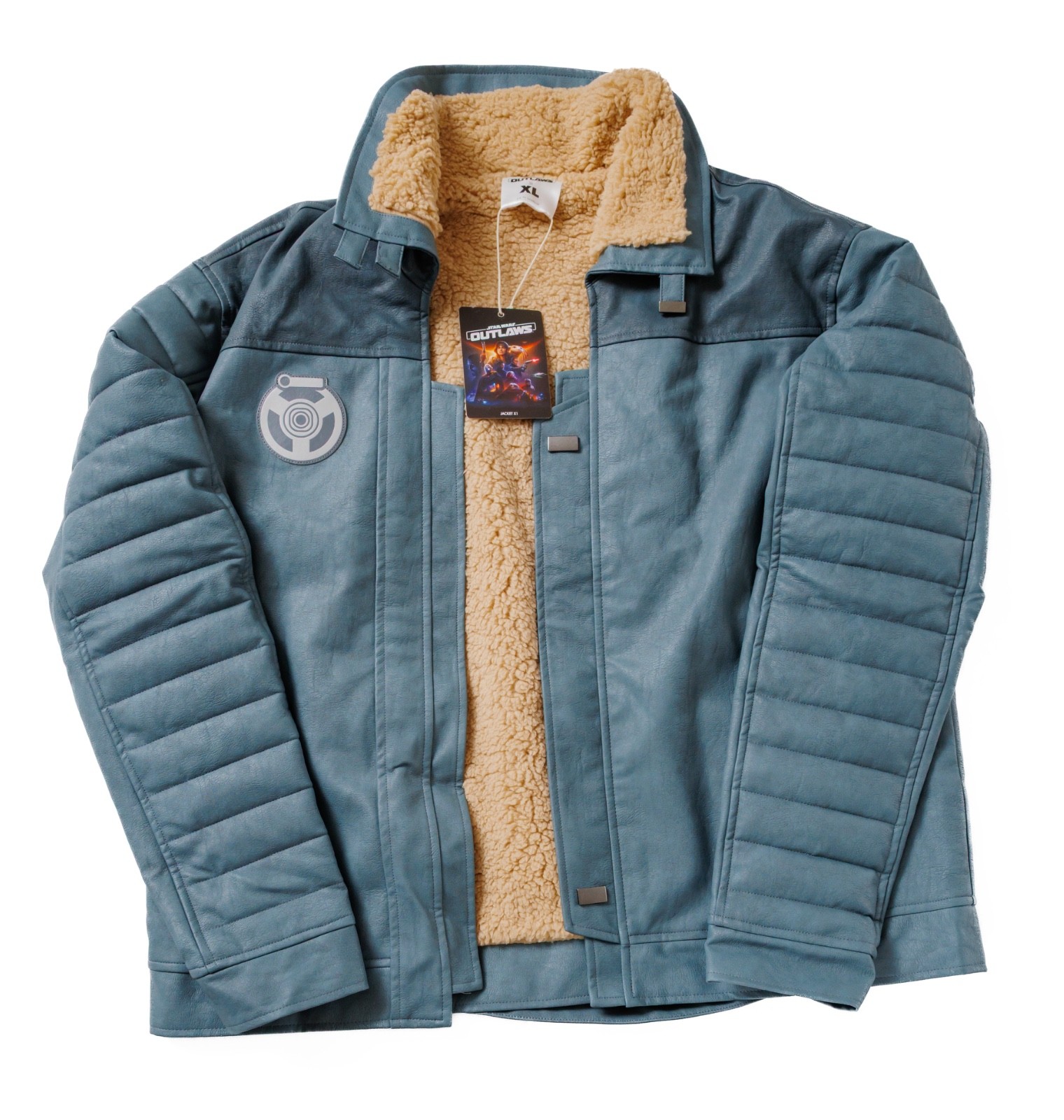Star Wars Outlaws Jacket XL Promo RDP Limited Edition Faux Leather Kay Vess NWT
