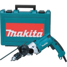 Makita HP2050-B Blue Corded Drill/Driver with Auxiliary Handle & Case