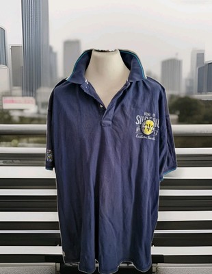 Redfield Polo-Shirt Usedlook Blau Gr. 6XL