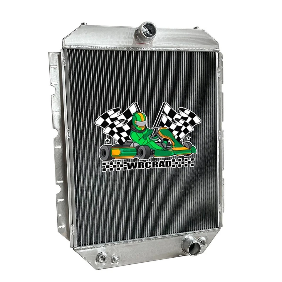 Radiador de aluminio para International Harvester 2300 3000 3600 3800 4900 2 filas Foto 4 de 4