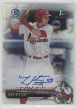 2017 Bowman Draft Chrome Pick Refractor 369/499 Zach Kirtley #CDA-ZK Auto 8k4