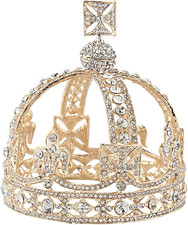 Fashion Crown Baroque Bridal Wedding Royal Queen King Tiara Head Accessories for