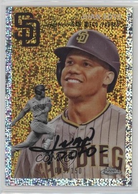 2023 Topps Chrome Platinum Anniversary Speckle Refractor 45/150 Juan Soto 00c5