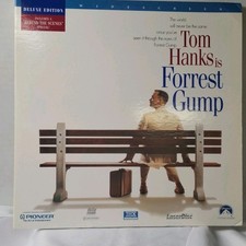 Forrest Gump LaserDisc Deluxe Widescreen Drama Romance PG-13 Hanks Zemeckis 1994