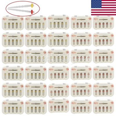 5-100 Boxes Dental Fiber Post Resin Post Screw Thread Quartz 5-Drills HKD