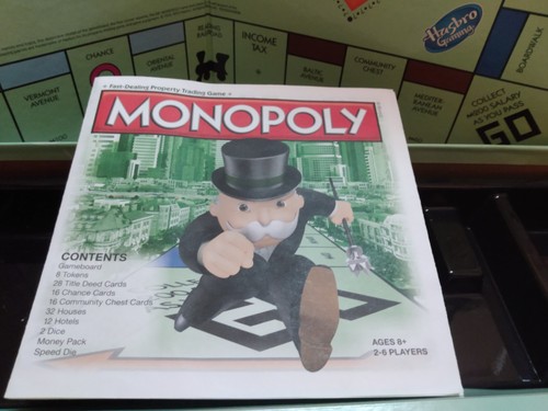 Komplettes Parker Brothers 2014 Original Monopoly Immobilien Trading Brettspiel - Bild 6 von 8