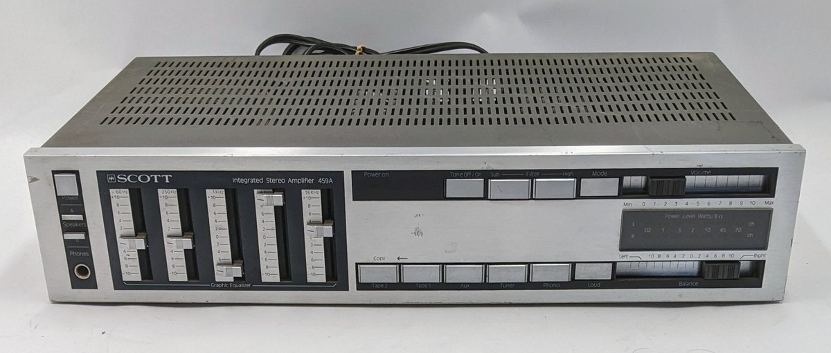 HH Scott 459A Solid State Integrated Stereo Amplifier | eBay