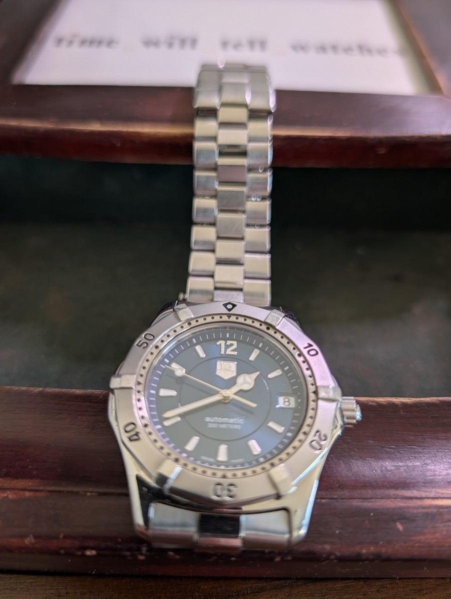 TAG Heuer 2000 Professional WK2117 Blue Dial Automatic 200M Swiss