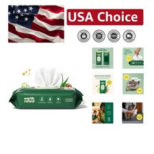 Durable Hypoallergenic Dog  Cat Wipes - 100 Count, Unscented Grooming Solution