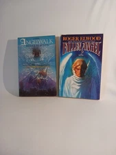 Angelwalk And Fallen Angel 2 Book LOT Trade Paperback Roger Elwood