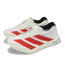 adidas Adizero Adios Pro 4 M White Red Men Racing Running Shoes JR6363