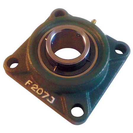 Ntn Ucf212-207D1-8 Flange Bearing, 4-Bolt, Ball, 2-7/16" Bore