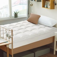 Mattress Topper Twin Size - Soft Cooling Mattress Pad for College Dorm Room E...