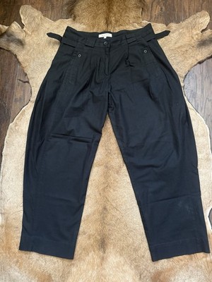 See By Chloe 100 % Cotton Women s Pants Black   Size 8 Style CB1120286