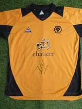 Andy Gray Signed Wolverhampton Wanderers Home Football Shirt - Wolves Autograph