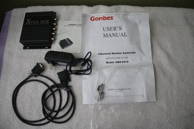 GBS-8219 XVGA Up Converter EGA/CGA/RGBS/RGB/RGBHV/VGA to Replace old CRT to LCD