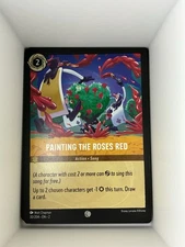 Disney Lorcana Painting the Roses Red Rise of the Floodborn. O
