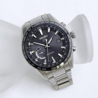 SEIKO ASTRON GPS Radio Wave Solar Titanium Men's Watch 8X22-0AG0-2