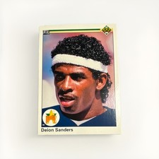 1990 Upper Deck Star Rookie Deion Sanders Rookie #13 New York Yankees MLB