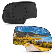 Right Side Non-heated Mirror Glass For 1999-2004 Gmc Sierra 2500 Silverado 2500