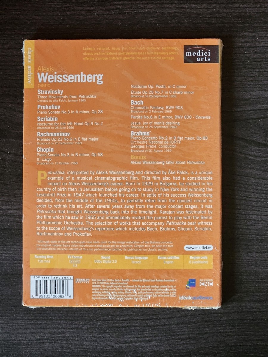 その他 Alexis Weissenberg: Classic Archive [DVD] [Import] Alexis Weissenberg: Classic Archive [DVD] [Import] 【公式通販】
