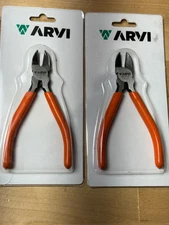 2 QTY - ARVI 5" Electronic Cutting Tools Wire Cutters AJ 101-5" LOT