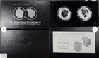 2023 S MORGAN AND PEACE REVERSE PROOF SILVER DOLLAR 2-COIN SET  OGP & COA