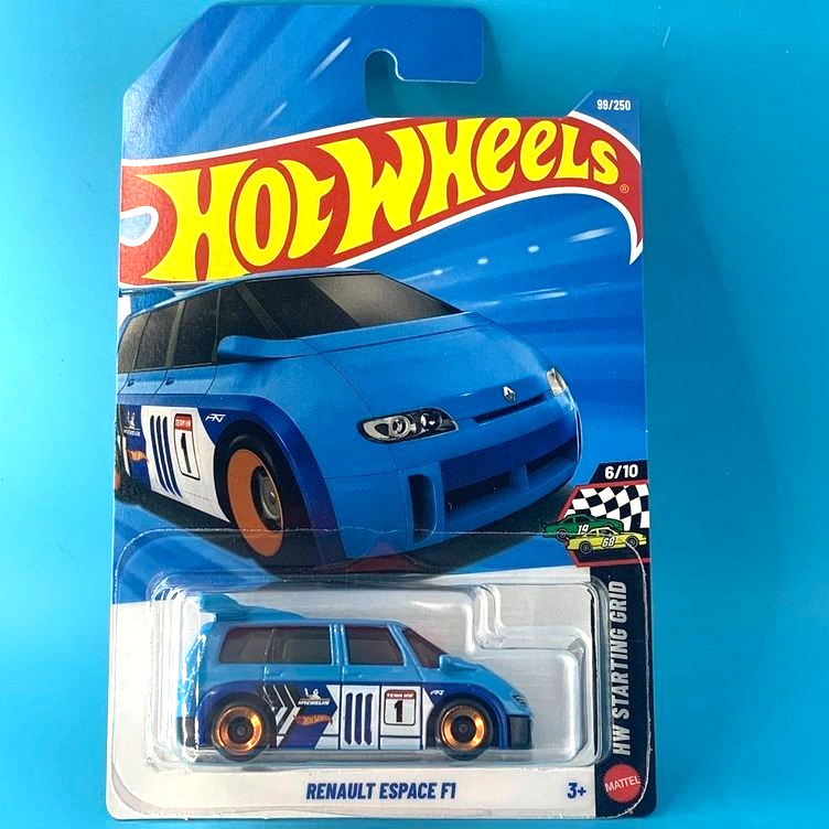 HOT WHEELS 2026 RENAULT ESPACE F1 BLUE 99/250 JJJ60 HW STARTING