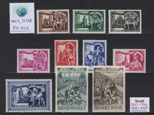 WC1_32758 BELGIUM. 1943-44 ST. MARTIN semi-postal set. Sc.B360-B369. MH-MLH