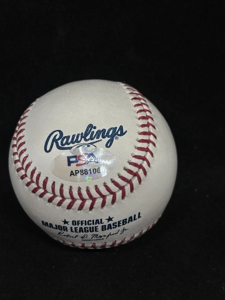 ST. LOUIS CARDINALS ALBERT PUJOLS SIGNED BASEBALL PSA COA AUTOGRAPH MLB - Image 2 of 2