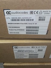 AudioCodes M800B-8BC-A2GES-DT 4LAN 8BRI 1FIBE...
