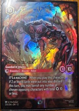 Disney Lorcana Rise of the Floodborn Enchanted The Leviathan 233/204 Foil