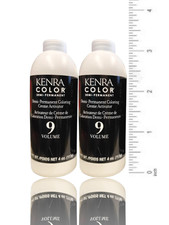 KENRA Color 9 Volume DEMI PERMANENT COLORING Creme Activator 4 oz LOT OF 2