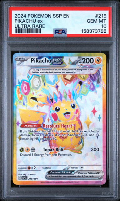 Pikachu ex #219 (Surging Sparks (2024))
