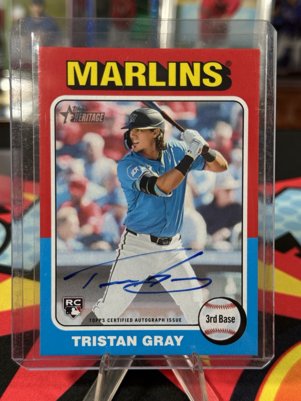 2024 Topps Heritage High Number - Real One Autographs Tristan Gray #ROA-TG (AU,