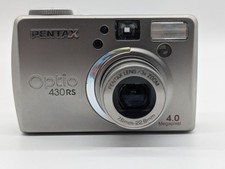Pentax Digital Camera Optio 430RS 4.0MP Silver Boxed Used