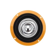 4 Inch Full Range Speaker Driver Metal Cone Unit for Desktop HiFi DIY, Al-4, ...