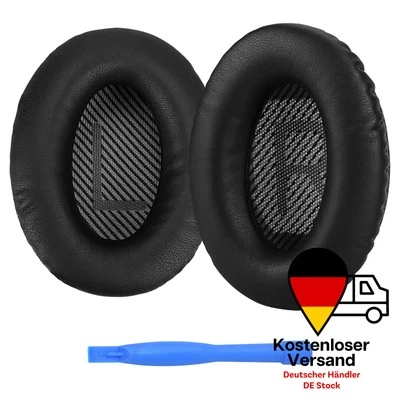 MMOBIEL Ersatz Ohrpolster für Bose QuietComfort 35 Quiet Comfort 35 II - Schwarz
