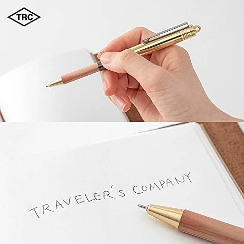 TRAVELER'S COMPANY TRC Solid Brass Ballpoint Pen Limited Card Japan 36726006 image 6