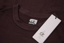 C.P. (CP) Company NWT Lightweight Crew Neck Sweater Size 50 M in Solid Burgundy