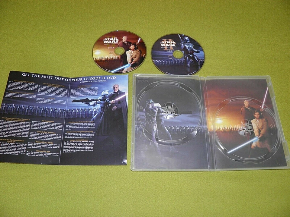 Star Wars II - Attack Of The Clones - Israel Press Hebrew Sleeve Special 2xDVD - Image 3 of 4