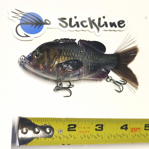 SLICKLINE 120 Jointed Sinking Sunfish Glide Bait Fishing Lure Bass Pike 11 Color - Picture 52 of 60