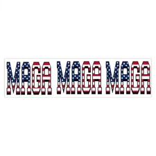 Bumper Sticker, MAGA, Patriotic, American, Flag, Pro America, Country, Hope